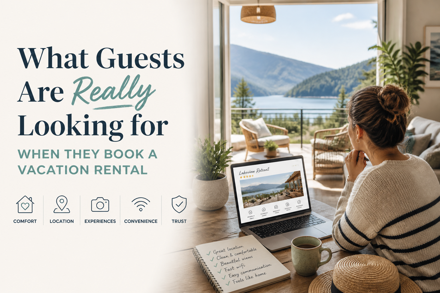 What Guests Are Really Looking for When They Book a Vacation Rental