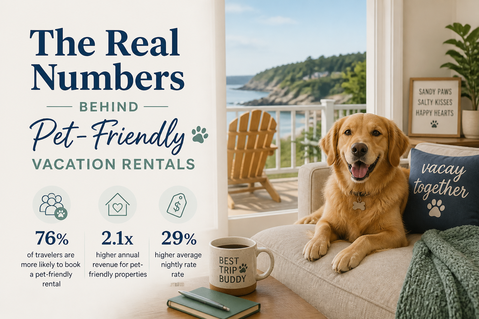 The Real Numbers Behind Pet-Friendly Vacation Rentals