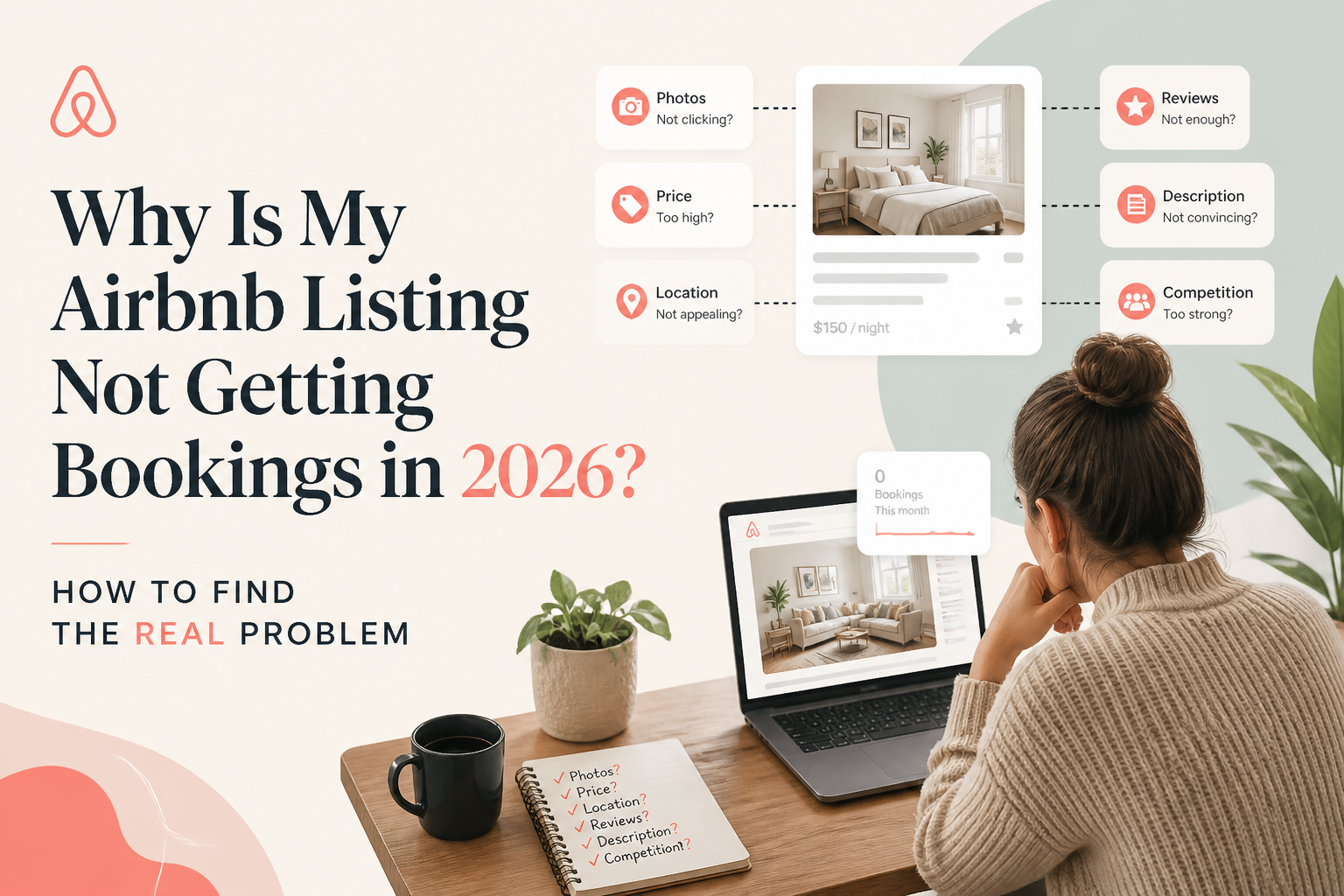 Why Is My Airbnb Listing Not Getting Bookings in 2026? How to Find the Real Problem