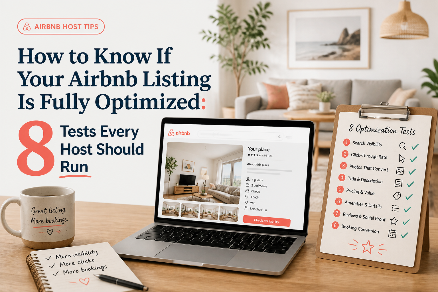 How to Know If Your Airbnb Listing Is Fully Optimized: 8 Tests Every Host Should Run