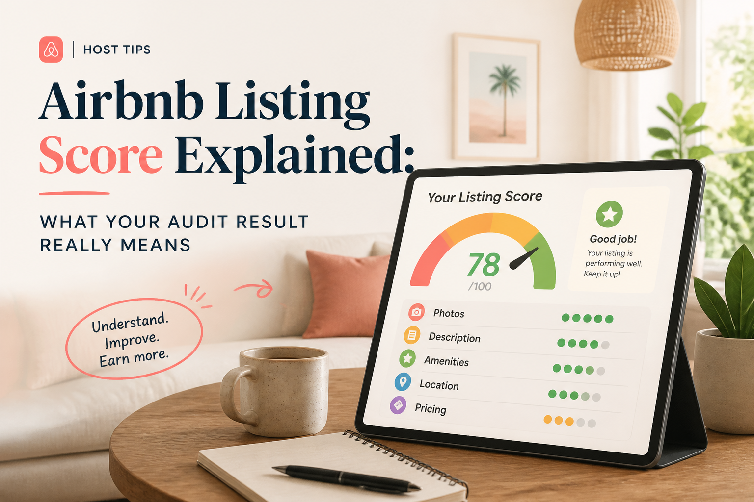 Airbnb Listing Score Explained: What Your Audit Result Really Means