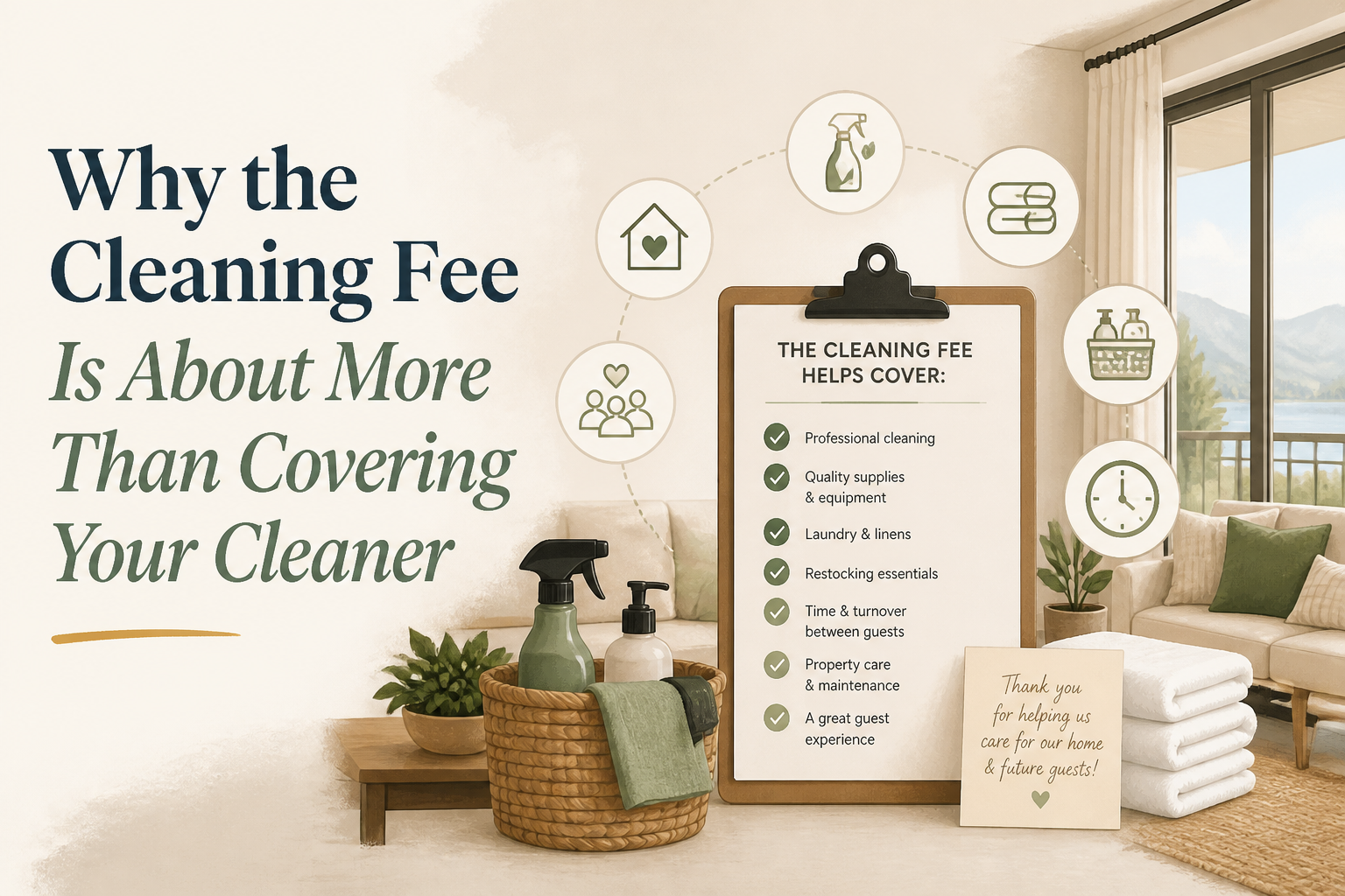 Why the Cleaning Fee Is About More Than Covering Your Cleaner